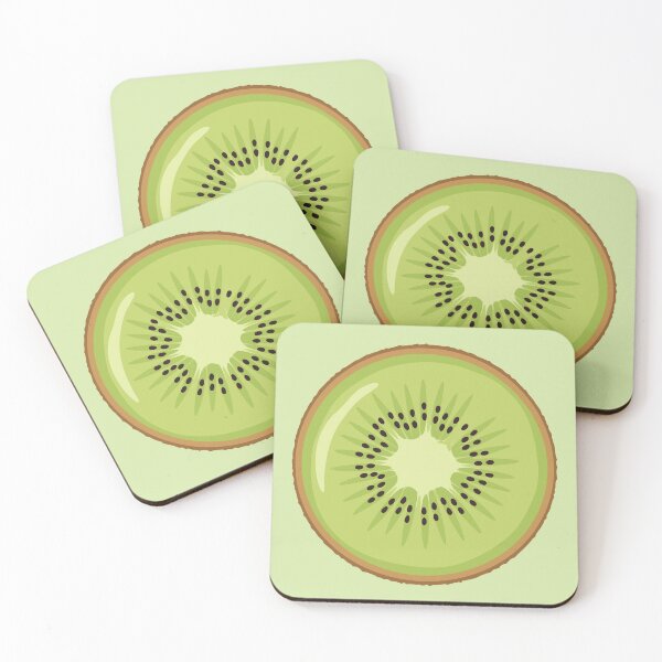 Item preview, Kiwi Slice Illustration – Fresh Fruit Minimalist Design designed and sold by Royalsticker.
