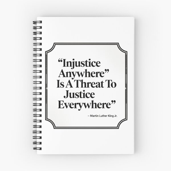Item preview, Injustice Anywhere Is A Threat To Justice Everywhere Equality Freedom designed and sold by SkeletonsDanger.