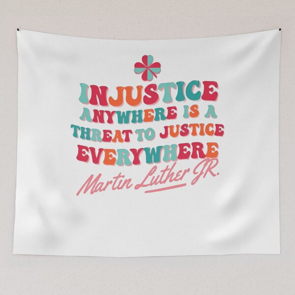 Item preview, Injustice Anywhere Is A Threat To Justice Everywhere Unity Resistance designed and sold by SkeletonsDanger.