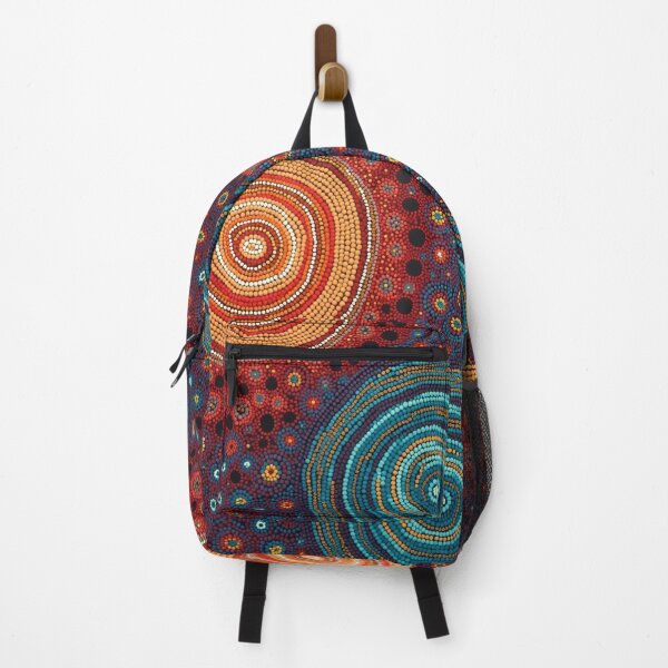 Item preview, Aboriginal Inspired Pattern - Lava and Water Dome designed and sold by GrinGalore.