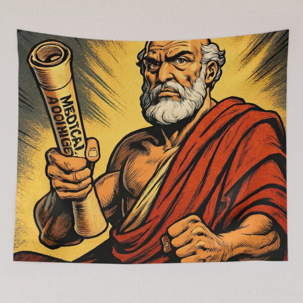 Item preview, Hippocrates, Greek scientist | Comics stylCartoone -  designed and sold by ComicsFactory.