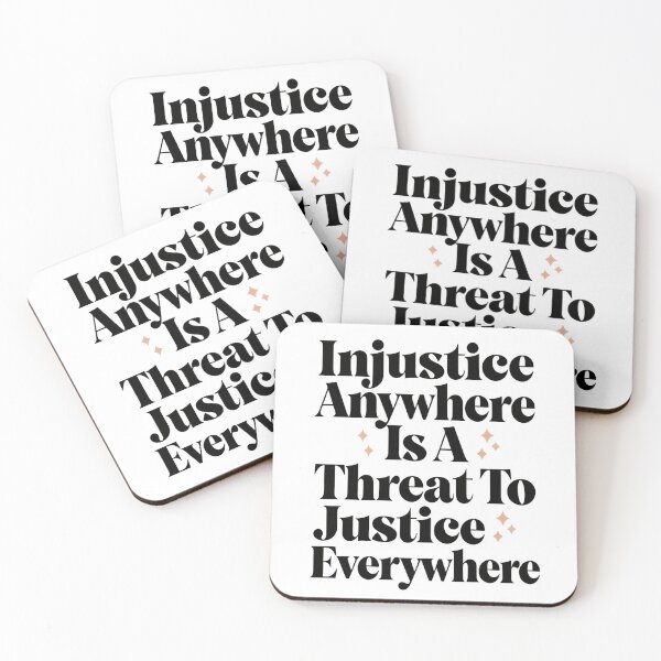 Item preview, Injustice Anywhere Is A Threat To Justice Everywhere Courage Action designed and sold by SkeletonsDanger.