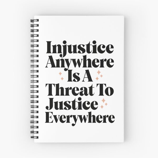 Item preview, Injustice Anywhere Is A Threat To Justice Everywhere Courage Action designed and sold by SkeletonsDanger.