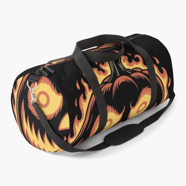 Item preview, Flaming Evil Pumpkin Face designed and sold by flagylART.
