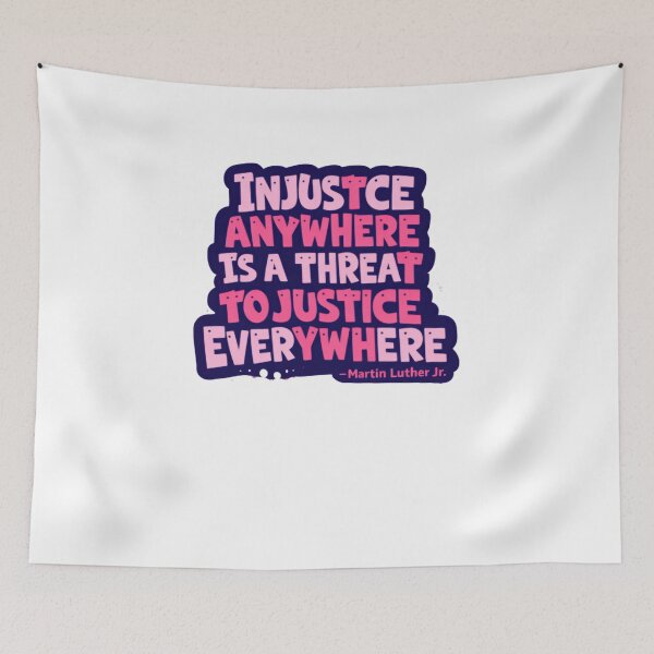 Item preview, Injustice Anywhere Is A Threat To Justice Everywhere Truth Solidarity designed and sold by SkeletonsDanger.