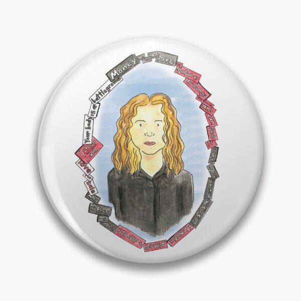 Item preview, Barbara Kruger Artist Illustration Portrait designed and sold by WildVault.