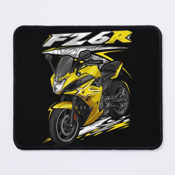 Item preview, Yamaha FZ6R 2009 (Cadmium Yellow) for Motorcycle Riders designed and sold by MotoApparelHub.
