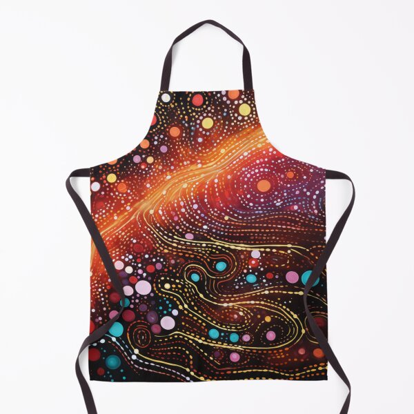Item preview, Aboriginal Inspired Art - With Burgundy Lava Stream designed and sold by GrinGalore.