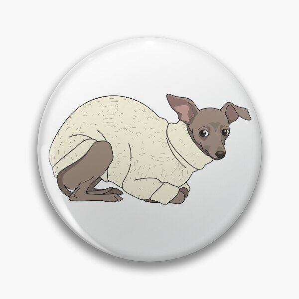 Item preview, Italian Greyhound In Turtleneck Sweater Cozy But Anxious designed and sold by Petzzz.
