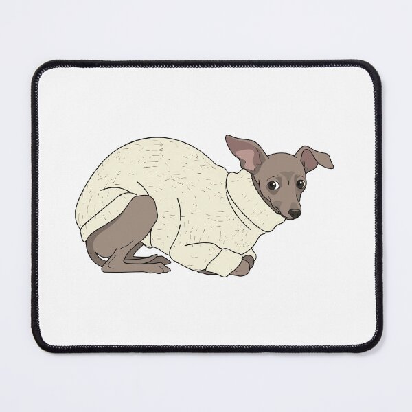 Item preview, Italian Greyhound In Turtleneck Sweater Cozy But Anxious designed and sold by Petzzz.
