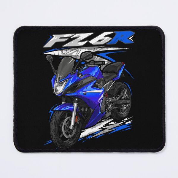 Item preview, Yamaha FZ6R 2009-2010 (Yamaha Blue) for Motorcycle Riders designed and sold by MotoApparelHub.