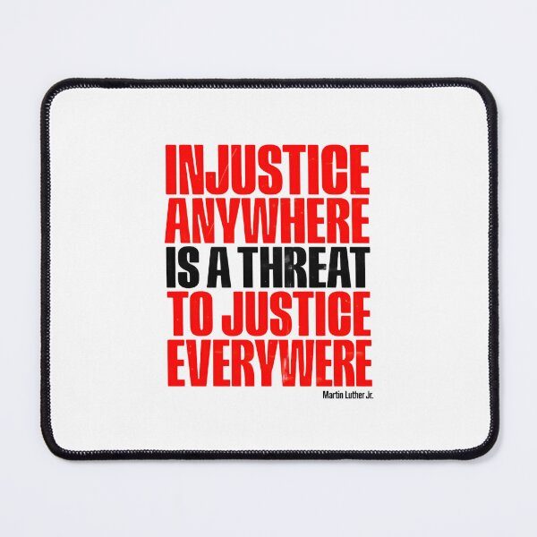 Item preview, Injustice Anywhere Is A Threat To Justice Everywhere Hope Resistance designed and sold by SkeletonsDanger.