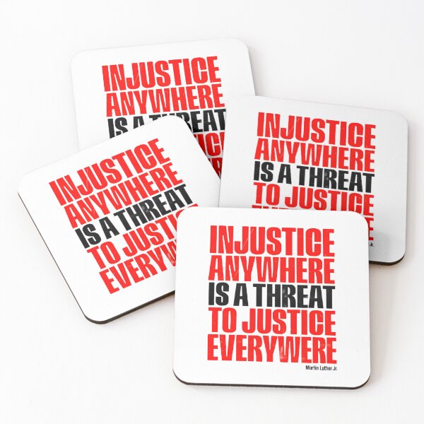 Item preview, Injustice Anywhere Is A Threat To Justice Everywhere Hope Resistance designed and sold by SkeletonsDanger.