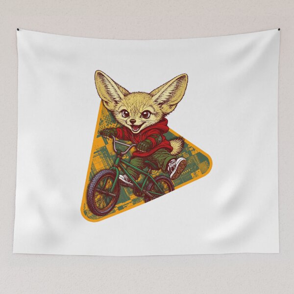Item preview, Fennec on BMX designed and sold by krabbaraban.