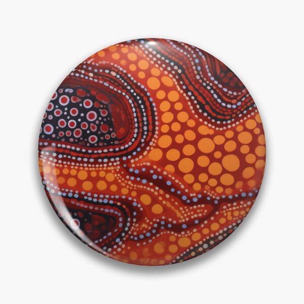 Item preview, Aboriginal Inspired Art - Lava and Magma Layers designed and sold by GrinGalore.