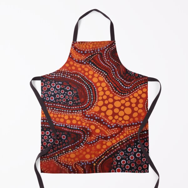 Item preview, Aboriginal Inspired Art - Lava and Magma Layers designed and sold by GrinGalore.