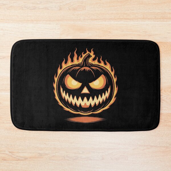 Item preview, Flaming Evil Pumpkin Face designed and sold by flagylART.