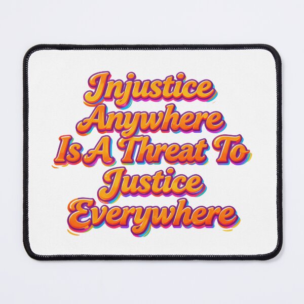 Item preview, Injustice Anywhere Is A Threat To Justice Everywhere Power People designed and sold by SkeletonsDanger.