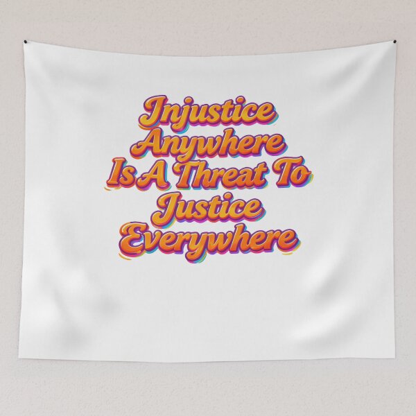 Item preview, Injustice Anywhere Is A Threat To Justice Everywhere Power People designed and sold by SkeletonsDanger.