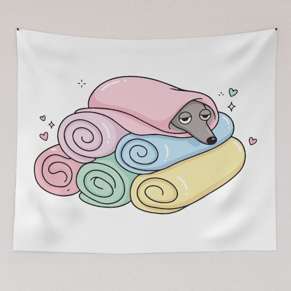 Item preview, Iggy Burrito Italian Greyhound Wrapped In Blanket designed and sold by Petzzz.