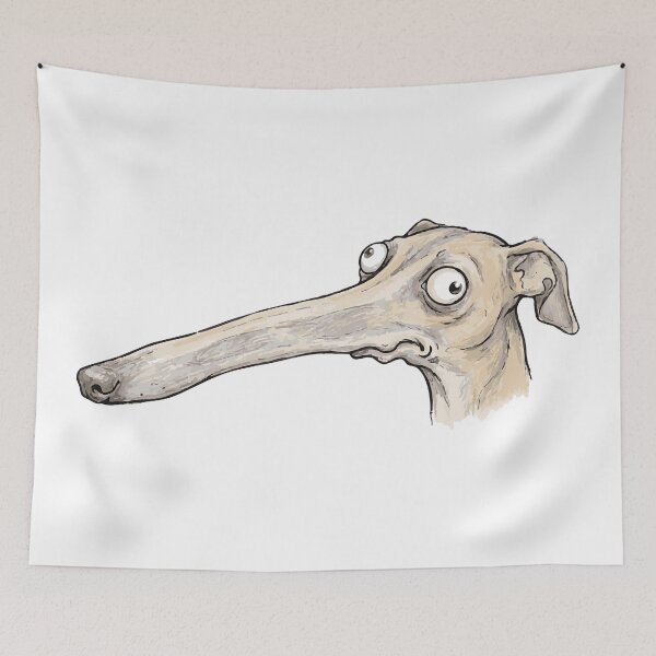 Item preview, An Cermet Vibe Funny Weird Italian Greyhound Art designed and sold by Petzzz.