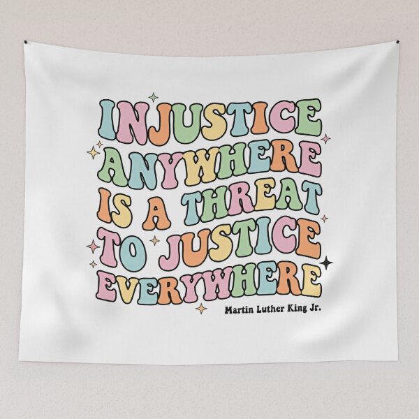 Item preview, Injustice Anywhere Is A Threat To Justice Everywhere Moral Duty designed and sold by SkeletonsDanger.