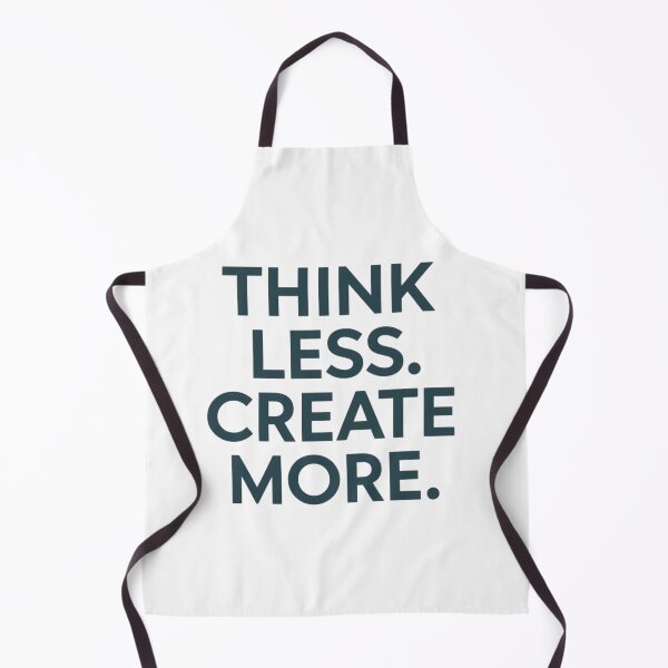 Item preview, Think Less Create More | Minimalist Bold Creative Quote Print designed and sold by PACS0011.