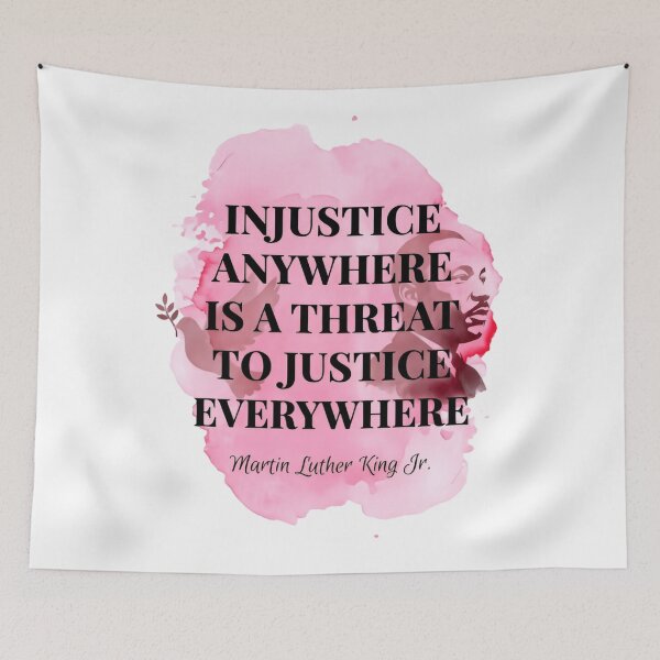 Item preview, Injustice Anywhere Is A Threat To Justice Everywhere Lead Forward designed and sold by SkeletonsDanger.