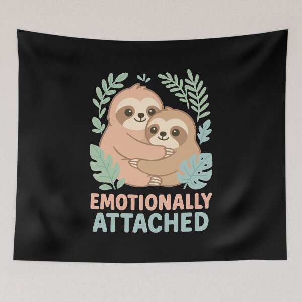 Item preview, Sloth couple – Cute design with emotion designed and sold by Pineapple-Tree.