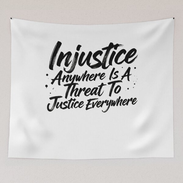 Item preview, Injustice Anywhere Is A Threat To Justice Everywhere People First designed and sold by SkeletonsDanger.
