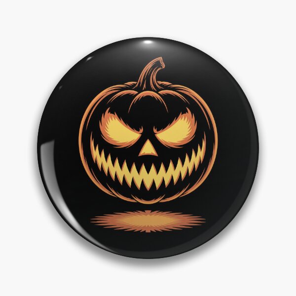 Item preview, Flaming Evil Pumpkin Face designed and sold by flagylART.