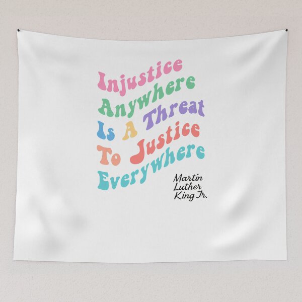 Item preview, Injustice Anywhere Is A Threat To Justice Everywhere Rise Up designed and sold by SkeletonsDanger.