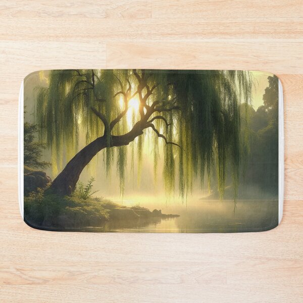 Item preview, Magnificent weeping willow by a pond designed and sold by MarionsArt.