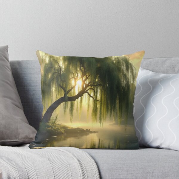 Item preview, Magnificent weeping willow by a pond designed and sold by MarionsArt.