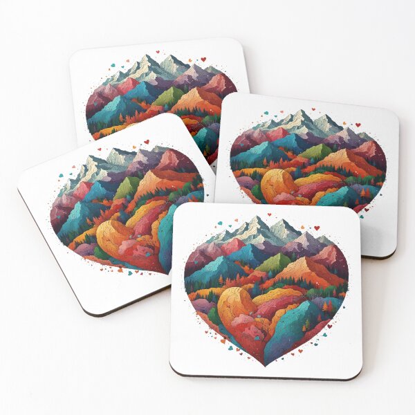 Item preview, Travel Mountain Heart designed and sold by Digiheart.
