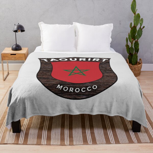 Item preview, Taourirt Morocco | Flag Shield Travel Emblem designed and sold by World Designs.