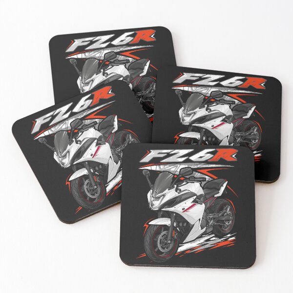 Item preview, Yamaha FZ6R 2013 (Bluish White) for Motorcycle Riders designed and sold by MotoApparelHub.