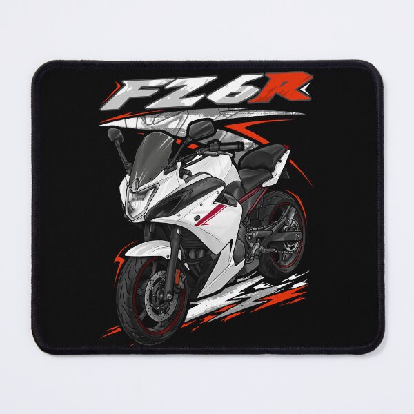 Item preview, Yamaha FZ6R 2013 (Bluish White) for Motorcycle Riders designed and sold by MotoApparelHub.