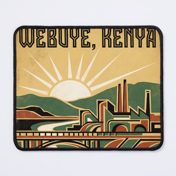 Item preview, Webuye Kenya Retro Vintage Travel Souvenir designed and sold by TravelersGems.