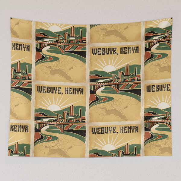 Item preview, Webuye Kenya Retro Vintage Travel Souvenir designed and sold by TravelersGems.