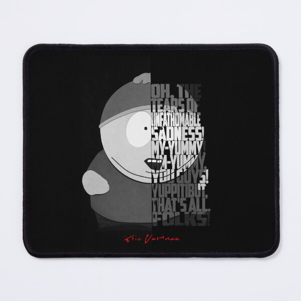 Item preview, Eric Cartman Black and White Quote Portrait Poster | South Park Fan Art Wall Decor designed and sold by Enea Kelo.