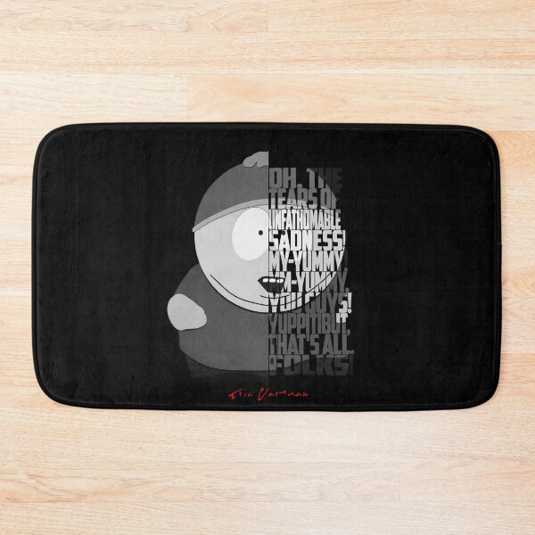 Item preview, Eric Cartman Black and White Quote Portrait Poster | South Park Fan Art Wall Decor designed and sold by Enea Kelo.