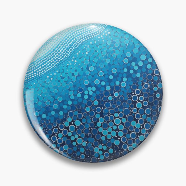 Item preview, Aboriginal Inspired Art - Blue Bubbles designed and sold by GrinGalore.