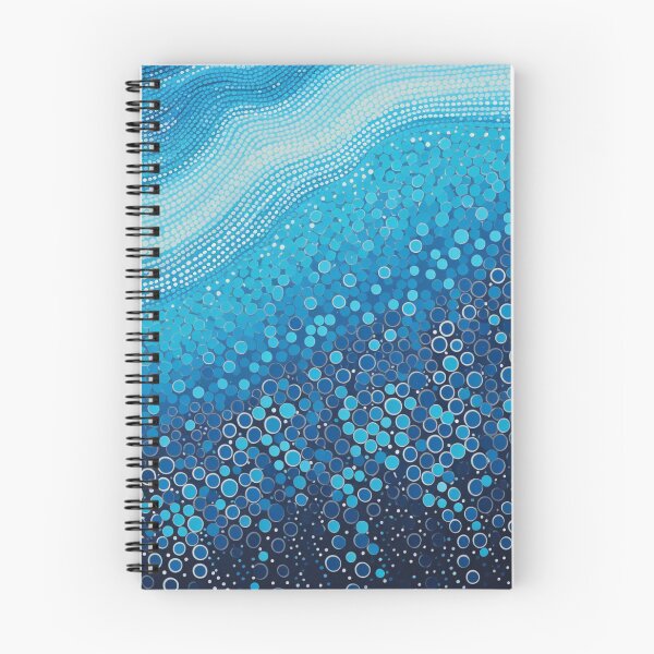 Item preview, Aboriginal Inspired Art - Blue Bubbles designed and sold by GrinGalore.