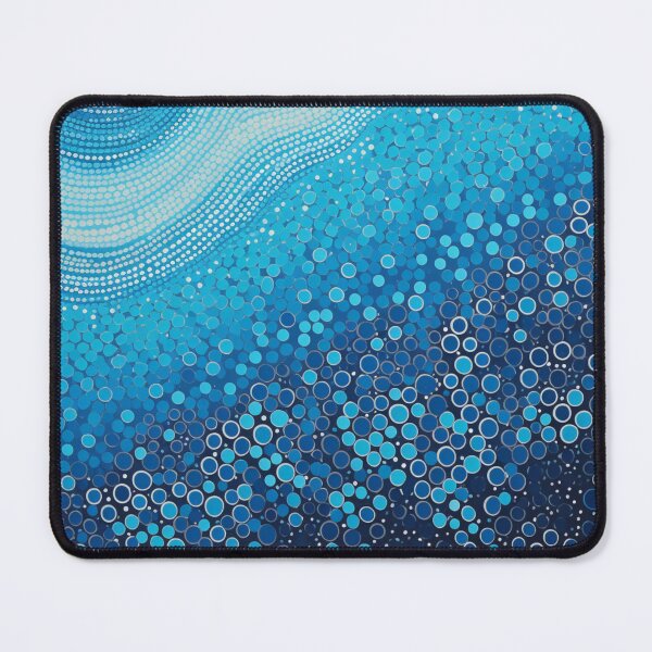 Item preview, Aboriginal Inspired Art - Blue Bubbles designed and sold by GrinGalore.