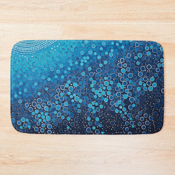 Item preview, Aboriginal Inspired Art - Blue Bubbles designed and sold by GrinGalore.