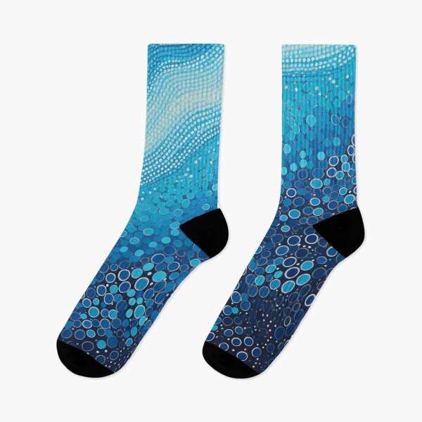 Item preview, Aboriginal Inspired Art - Blue Bubbles designed and sold by GrinGalore.
