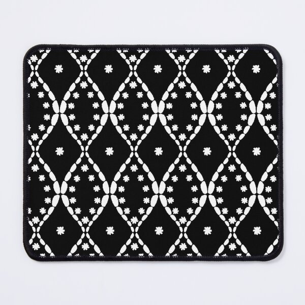 Item preview, Graphic ogee motif (white) designed and sold by ArtyFridgees.
