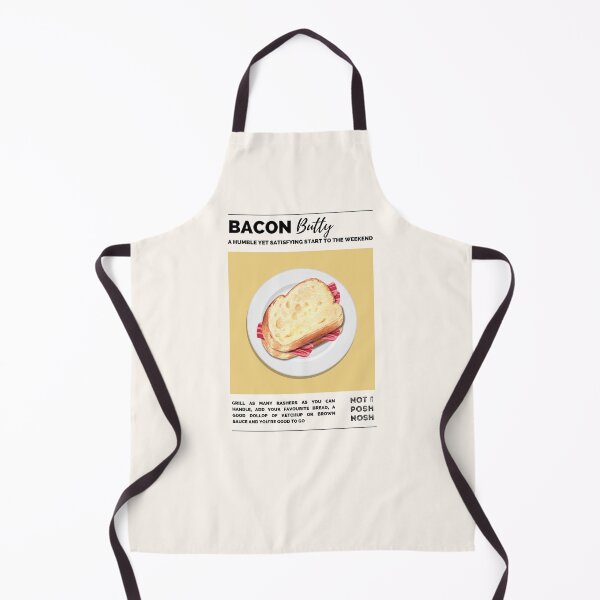 Item preview, Café food art kitchen poster - Bacon Butty designed and sold by oyptjewellery.