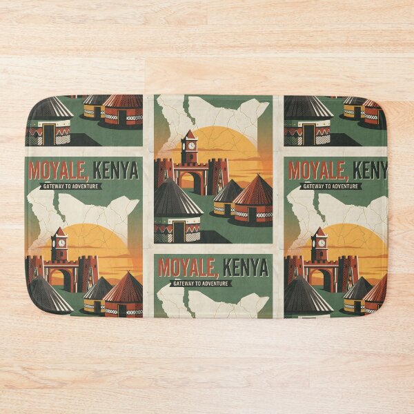 Item preview, Moyale Kenya Retro Vintage Travel Souvenir designed and sold by TravelersGems.